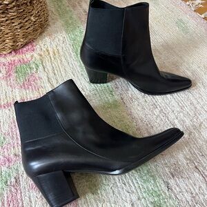 Michael Kors Heeled Black Ankle Boots - Sz 9.5
